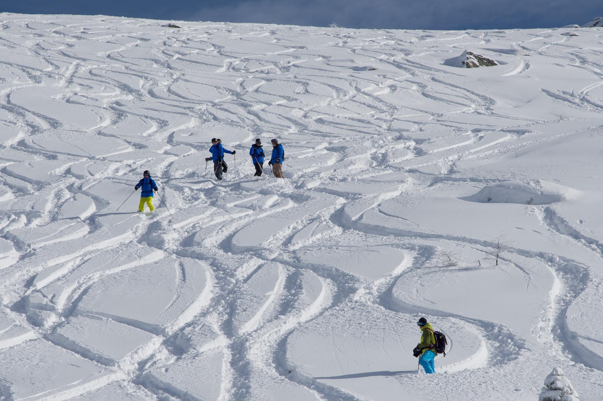 
The slopes of Sainte Foy are a popular tourist destination 