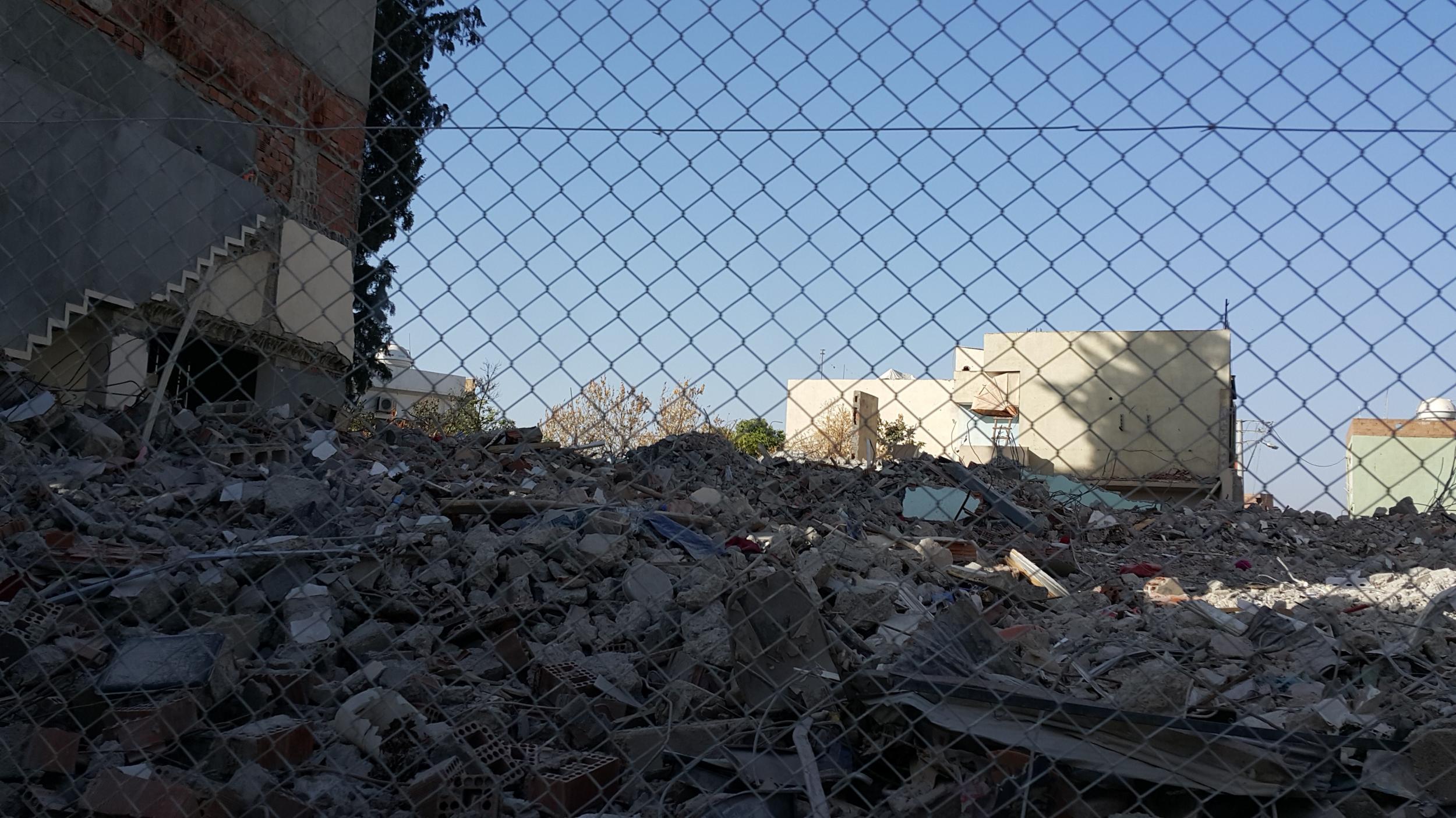 Homes and shops have been destroyed by conflict in Nusaybin