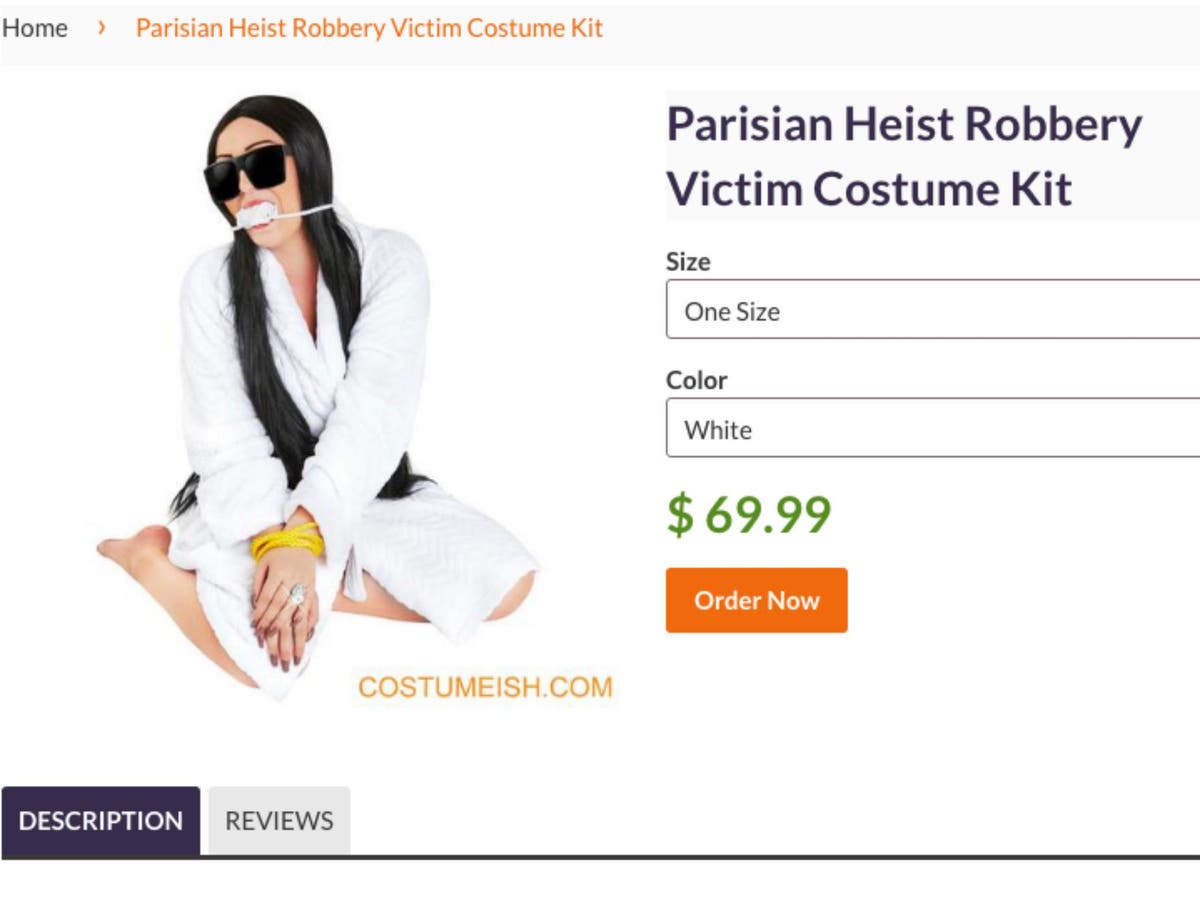 Kim Kardashian Halloween costume inspired by robbery branded 'tasteless