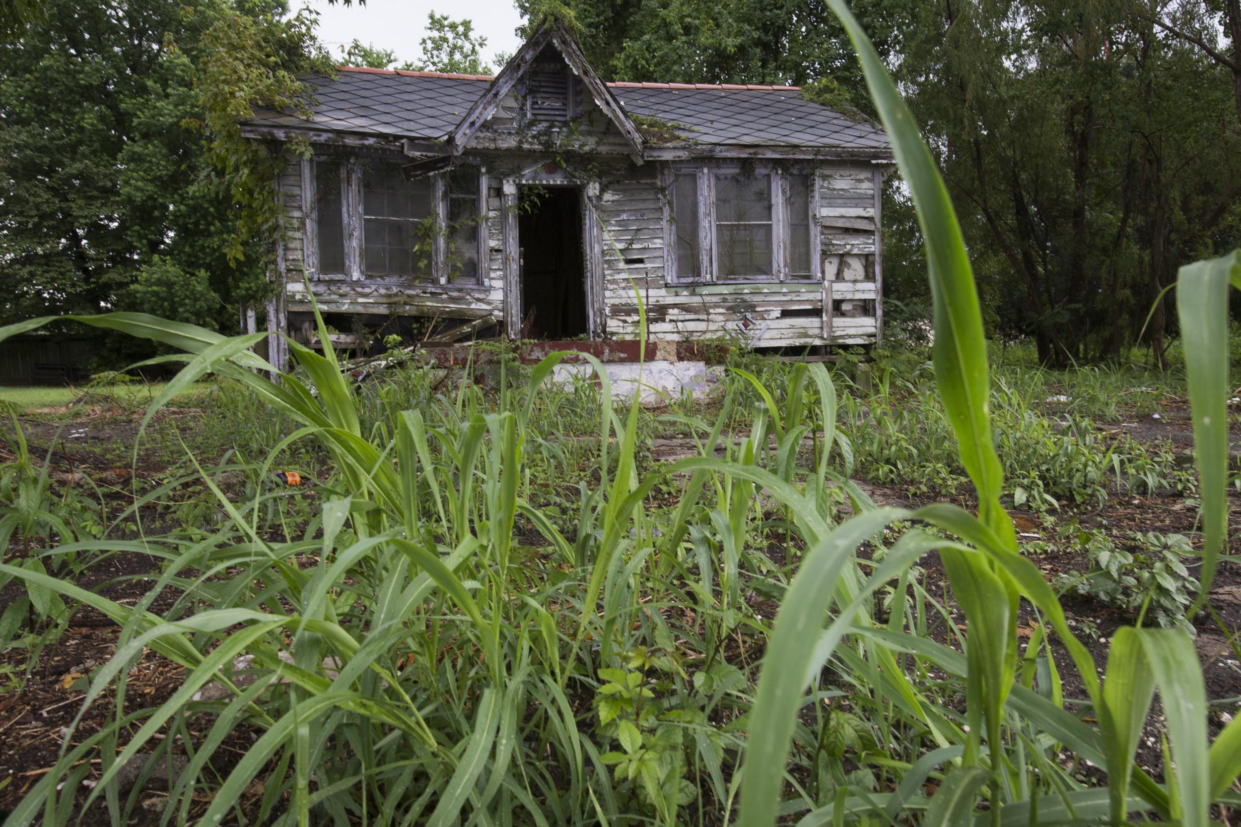 An abandoned house in the Lower Ninth Ward, pictured last year