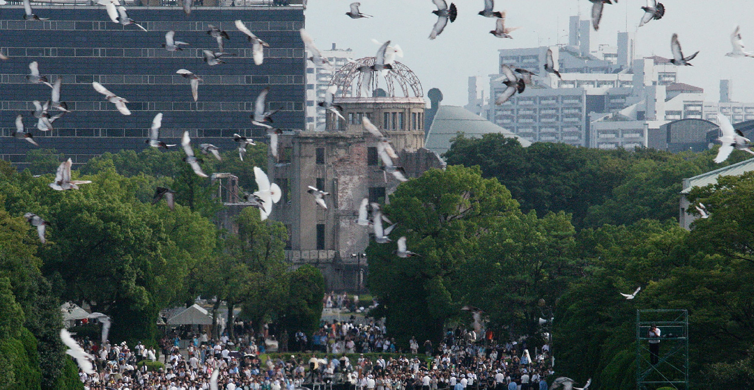 The Genbaku Dome in Hiroshima, Japan