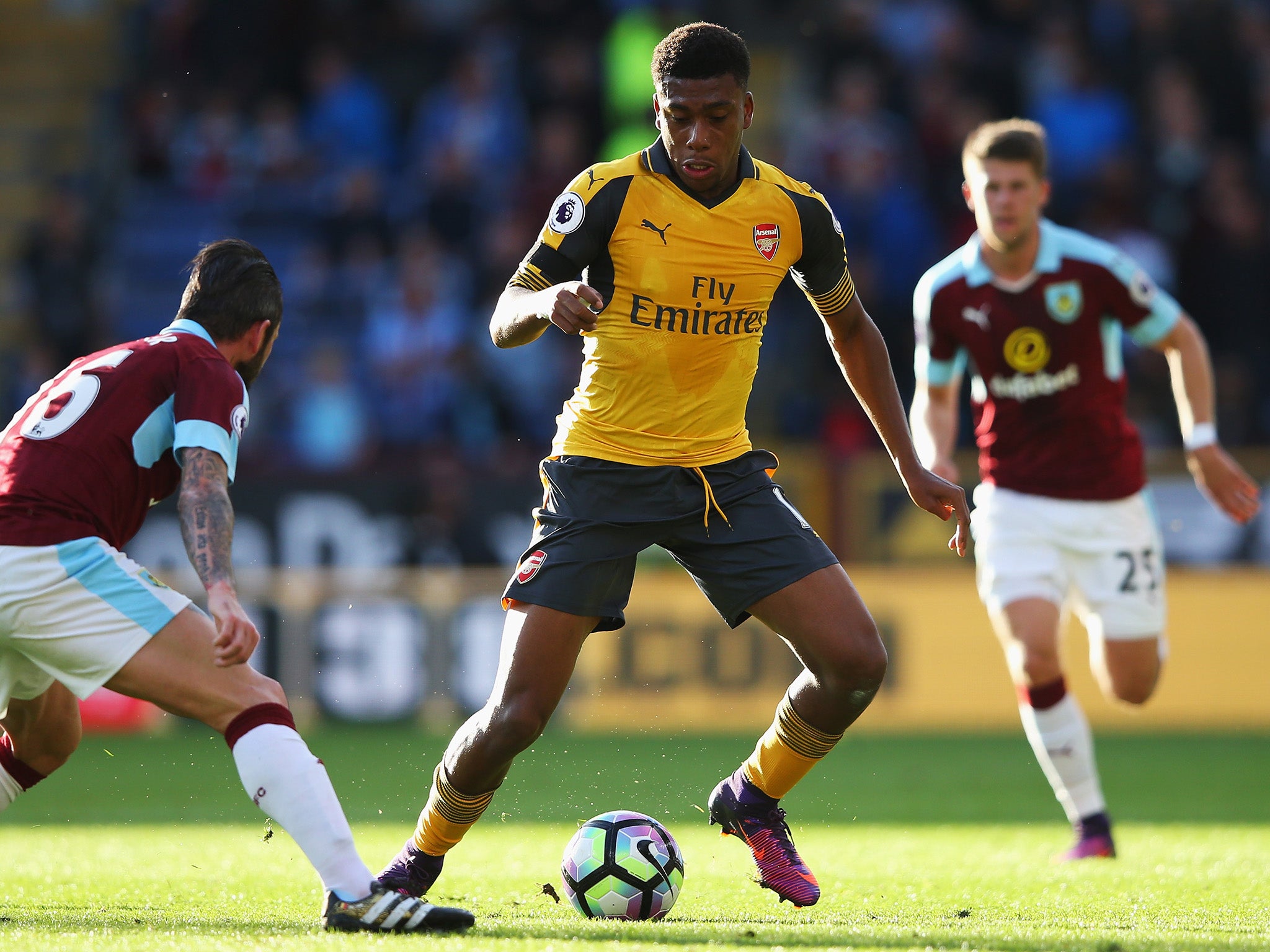 Iwobi has played seven times for Arsenal this season