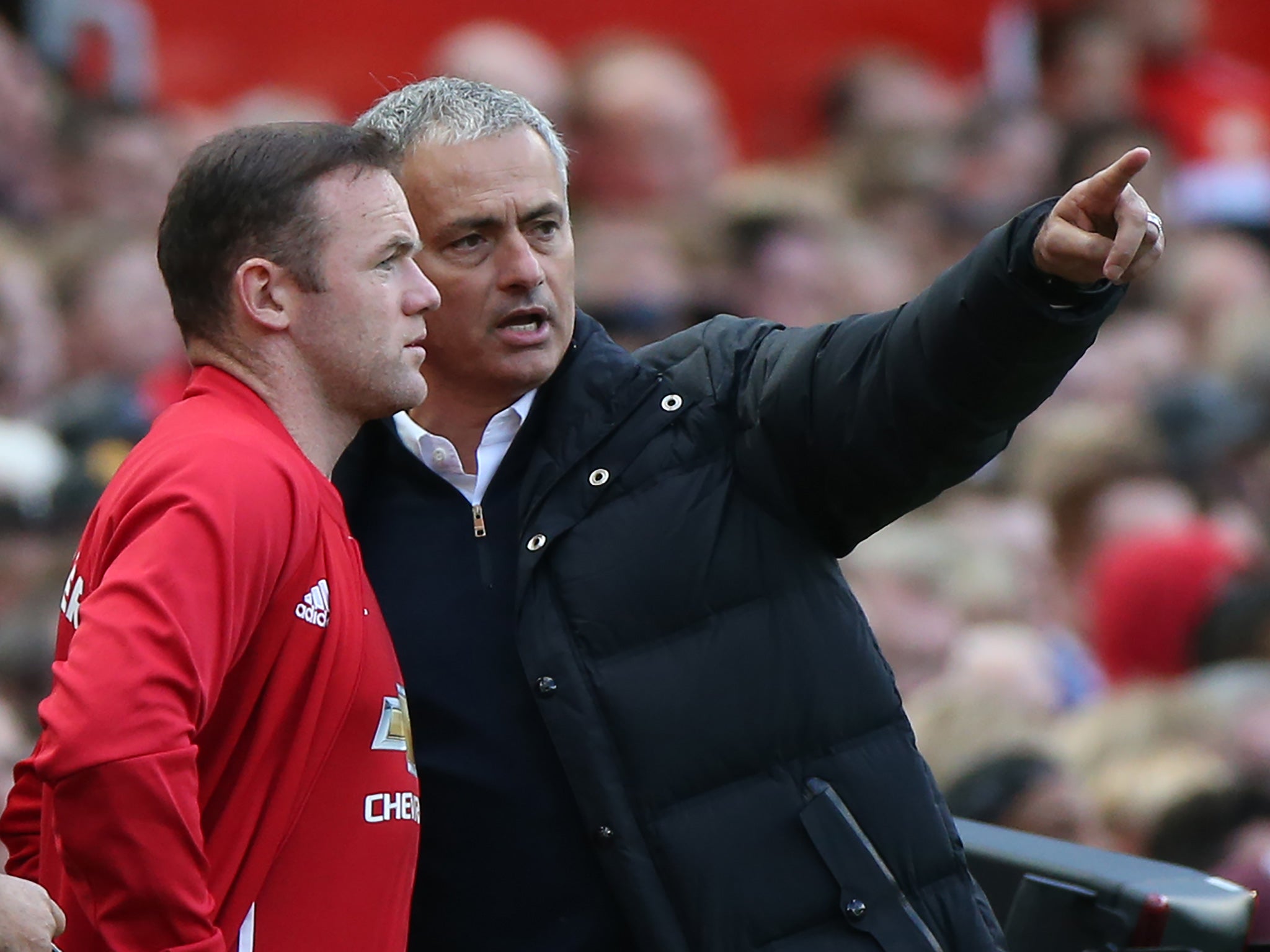 Rooney has been dropped at club level by Jose Mourinho