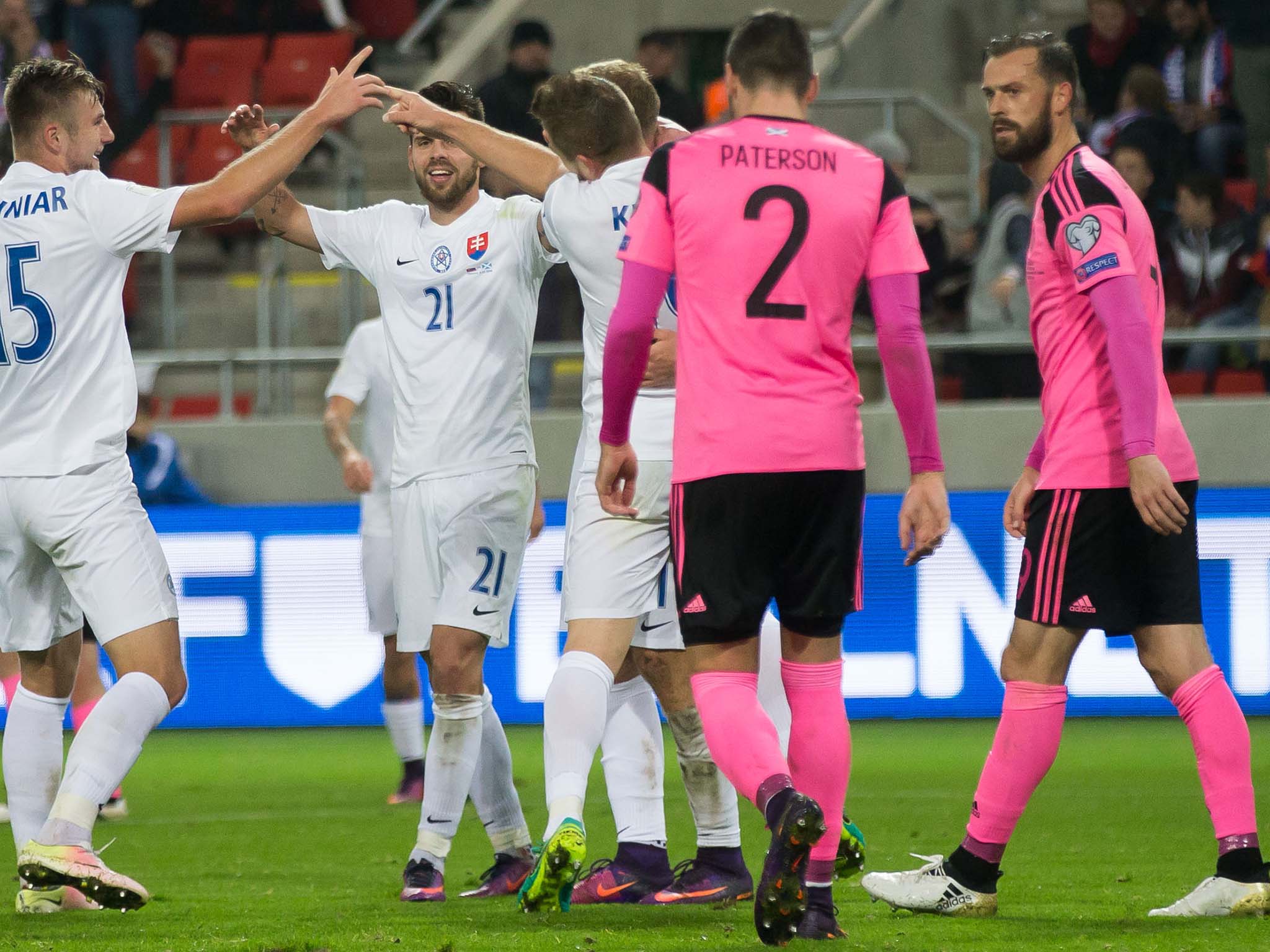 Scotland suffered a setback in their qualifying campaign