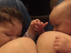 Facebook deactivates mother's account after she posts photo of her breastfeeding stranger's child