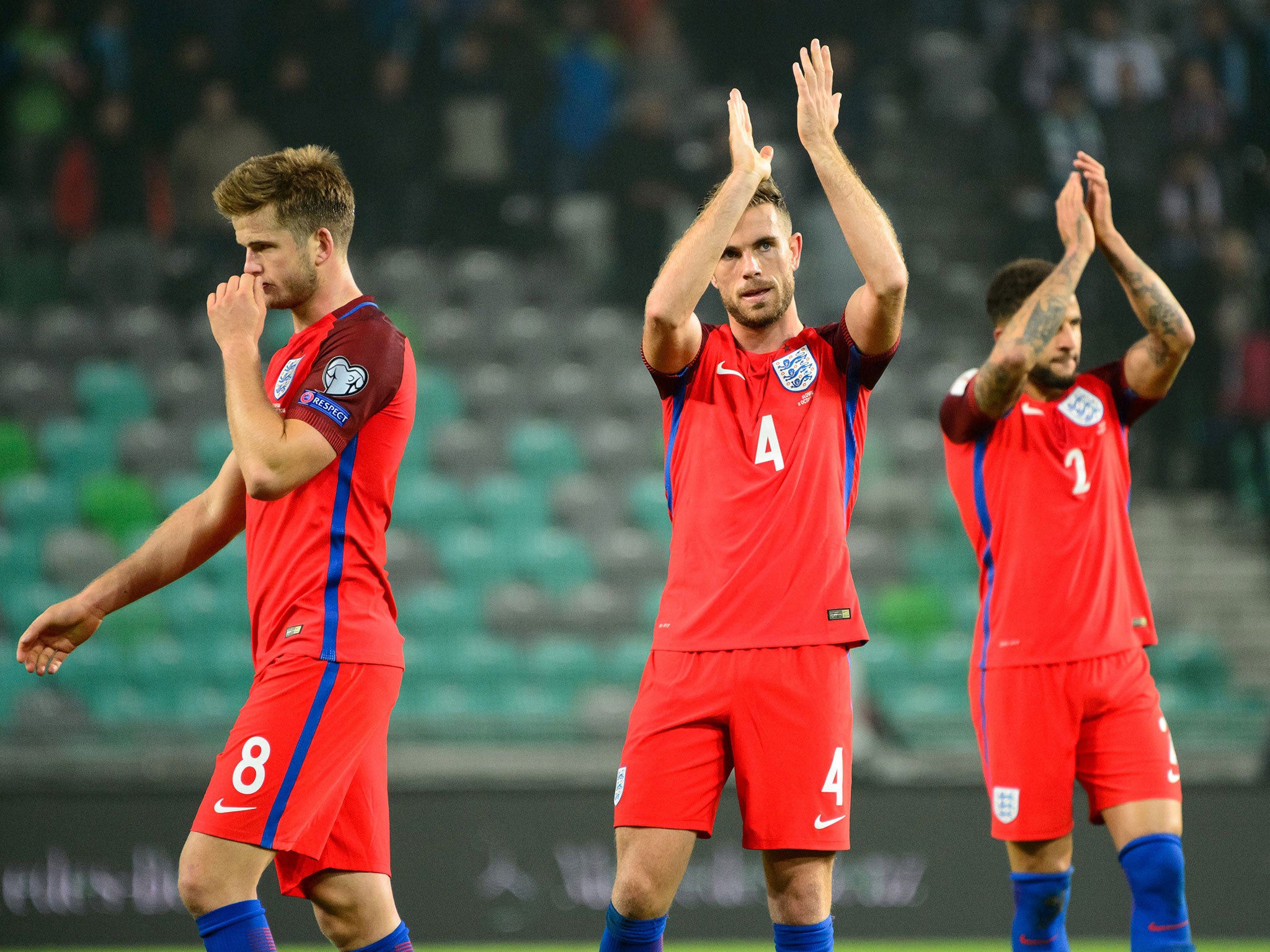 Henderson ran out as England captain on Tuesday night against Slovenia