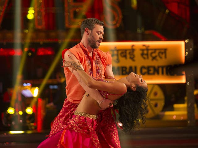Will Young and Karen Clifton dance the salsa to 'Jai Ho' from Slumdog Millionaire
