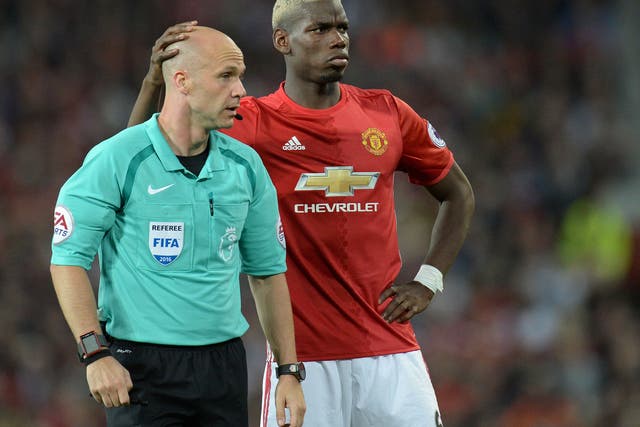 Taylor has already refereed a Man United game this season