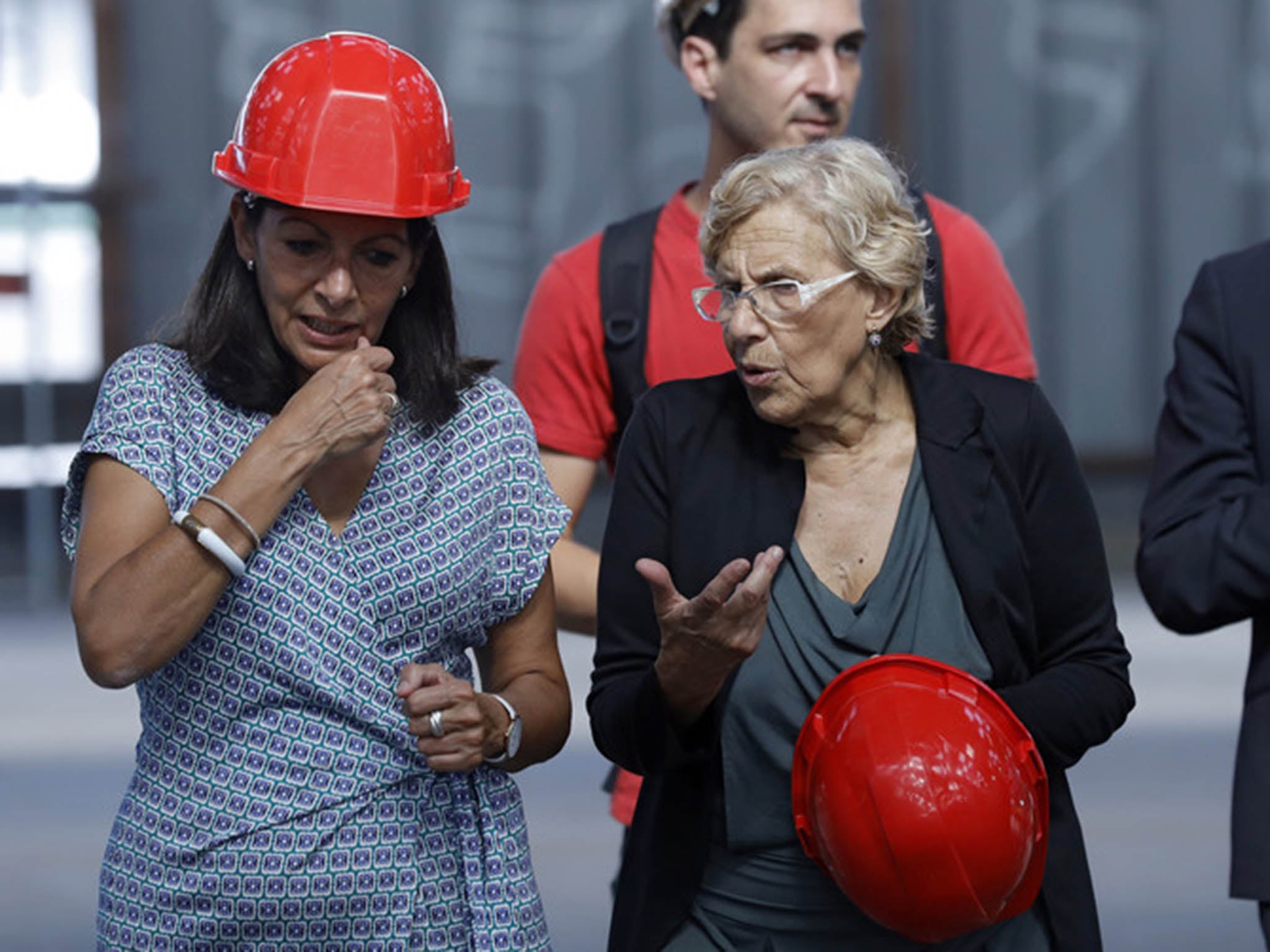 City builders: Paris Mayor Anne Hidalgo and Madrid Mayor Manuela Carmena