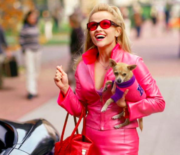 Playing Elle Woods in ‘Legally Blonde’ was Witherspoon’s breakthrough role in 2001 (Facebook)