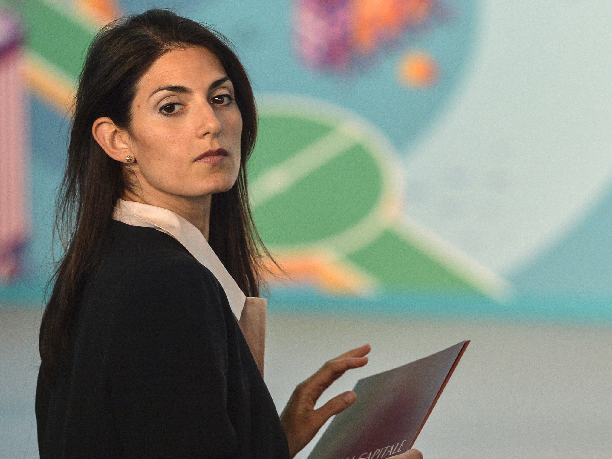 Virginia Raggi opposed Rome's bid to host the 2024 Olympic Games