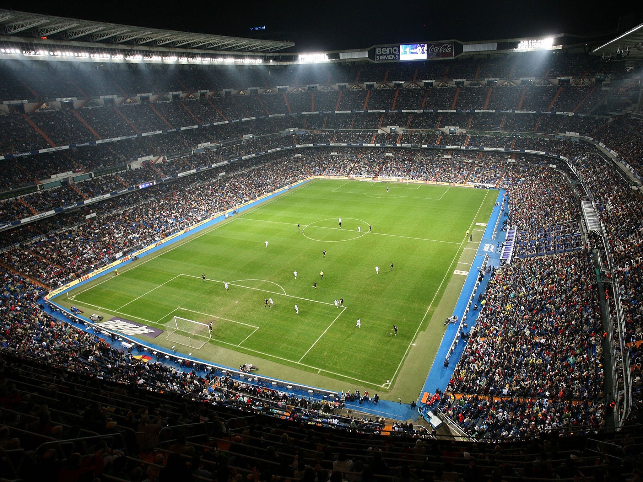 Image result for real madrid stadium numbers