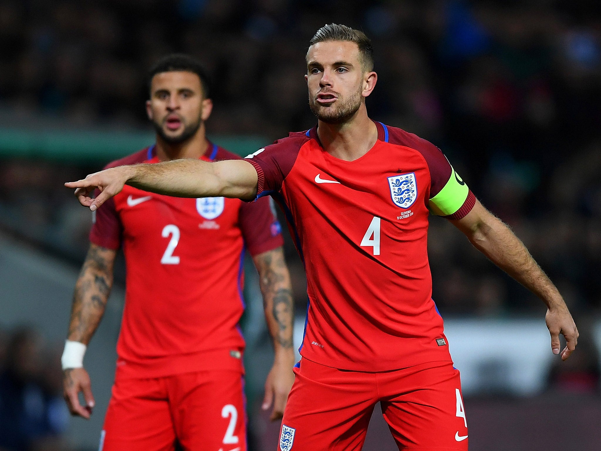 Jordan Henderson nearly gifted Slovenia victory against England when his 'no-look pass' went horribly wrong