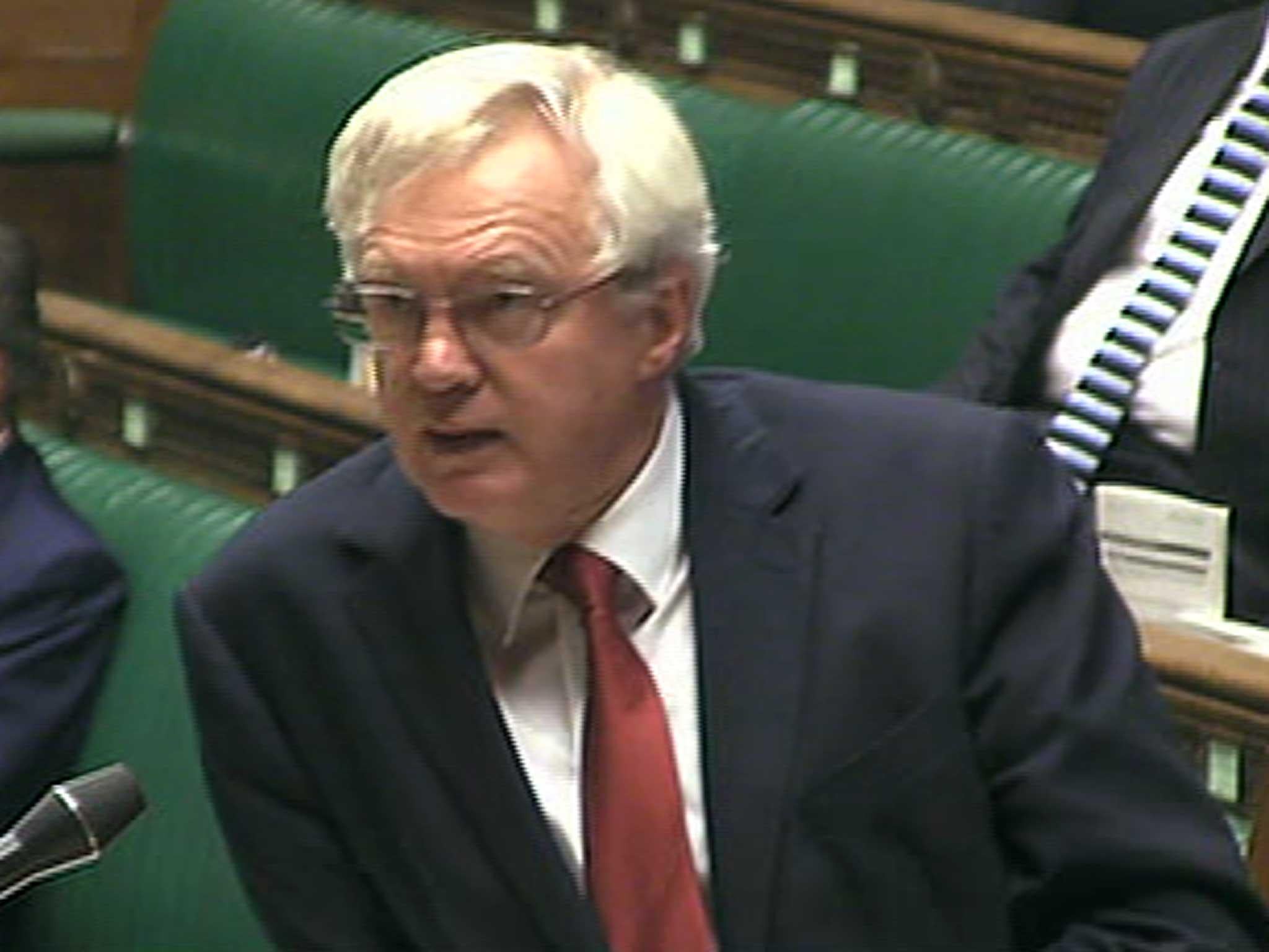 David Davis addresses the House of Commons