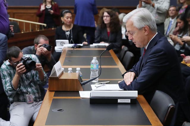  John Stumpf testifies before the House Financial Services Committee