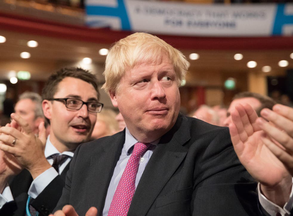 Foreign Secretary Boris Johnson said he would “like to see demonstrations” outside the embassy