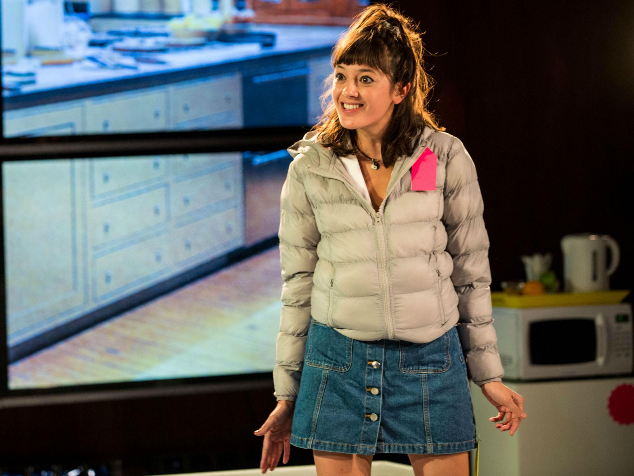 Sophie Wu as Lulu in ‘Shopping and F***ing’ at the Lyric theatre in Hammersmith