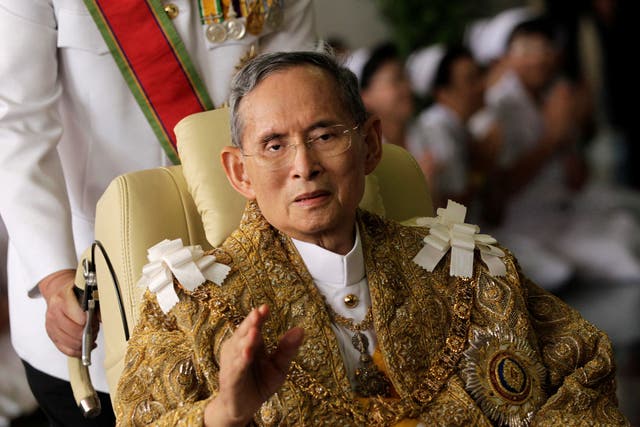 A huge crematorium is being erected after the death of Bhumibol Adulyadej