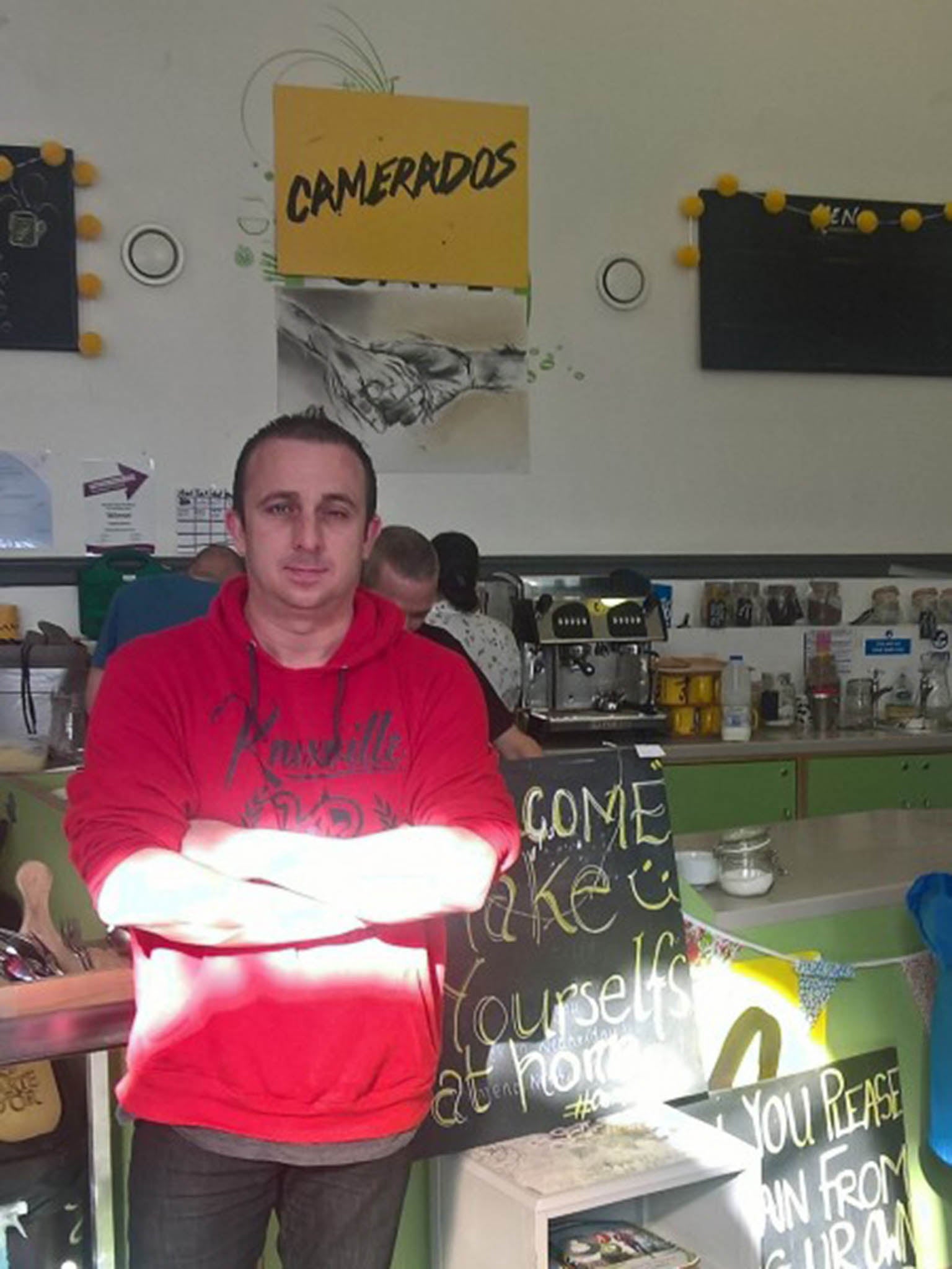 Gary Phillips lost his job, home and friends due to alcohol addiction. He turned to Camerados as a way to break the isolation and now helps run the centre’s social media platforms