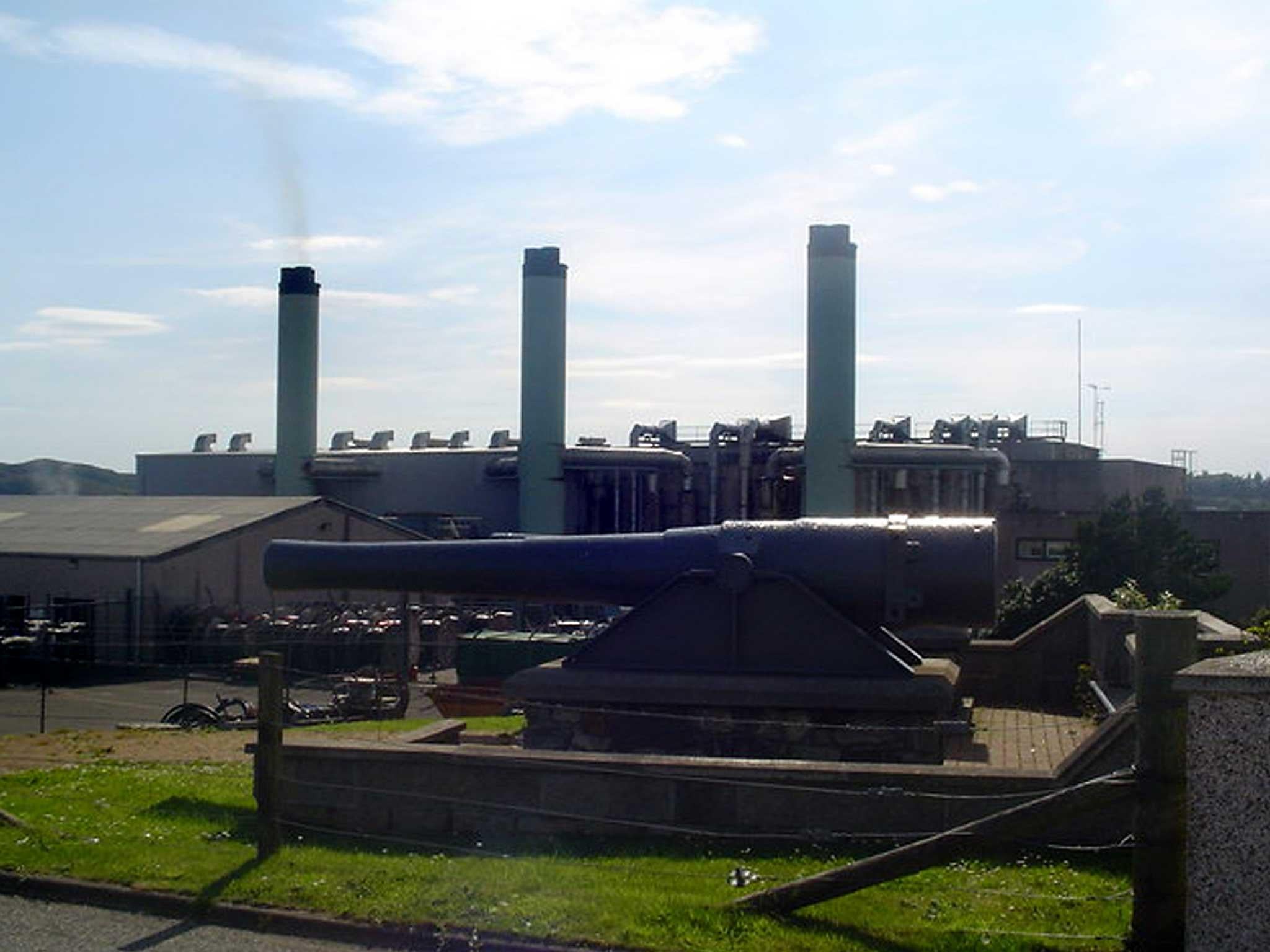 Battery Park diesel power station in Fife