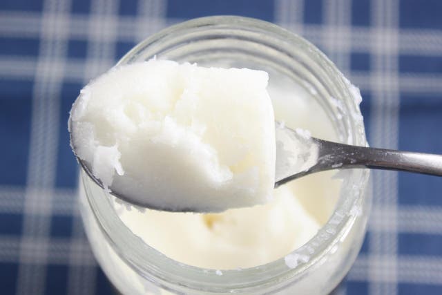 Coconut oil is being used to replace oil