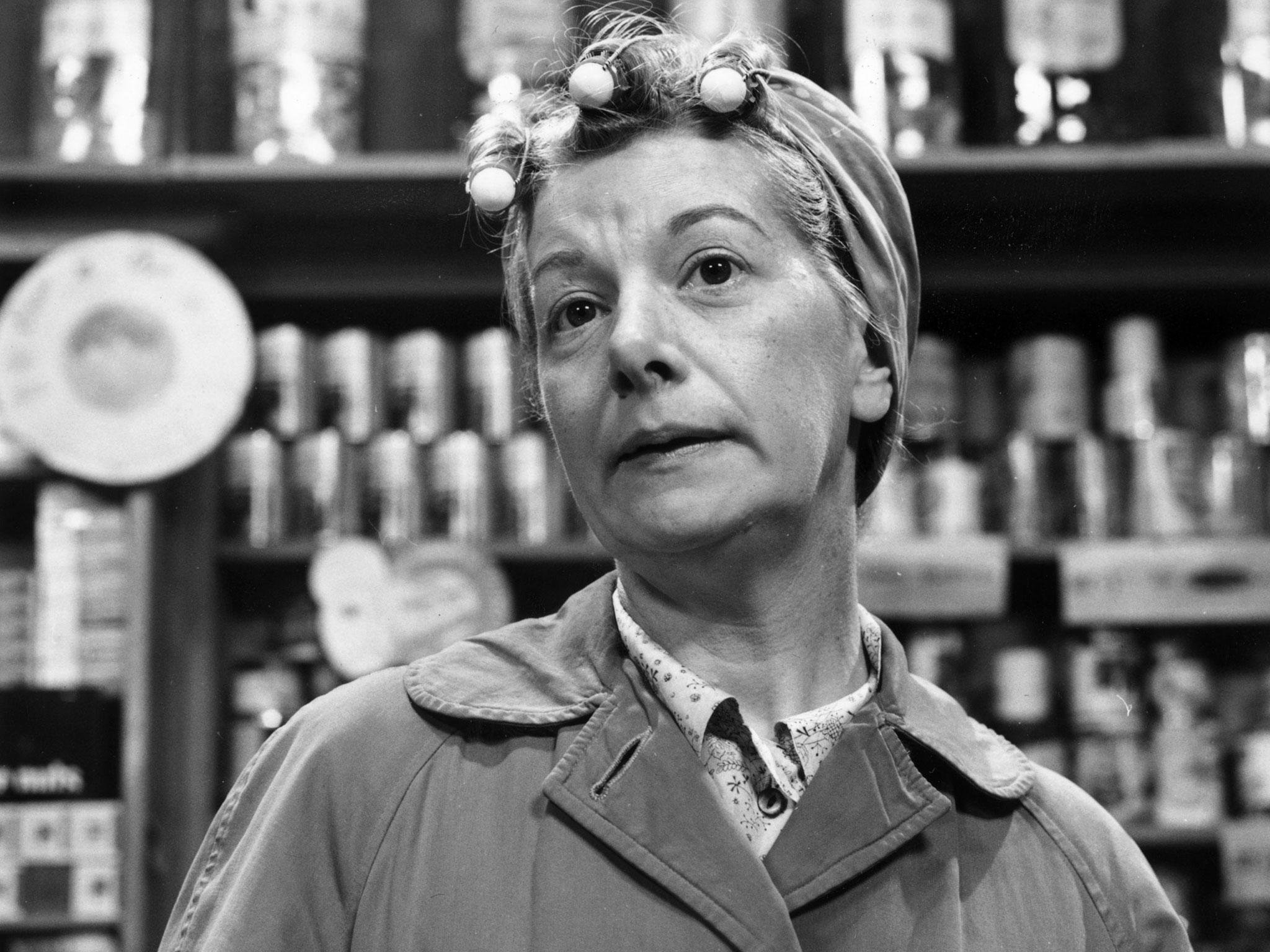 Jean Alexander as Hilda Ogden in 'Coronation Street'