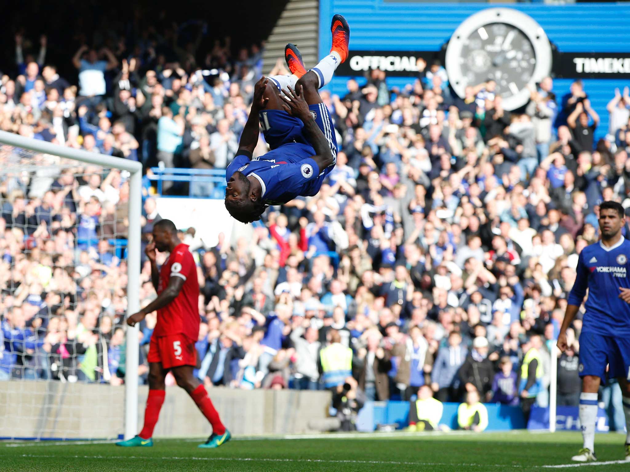 Victor Moses rounds off an assured display for Chelsea