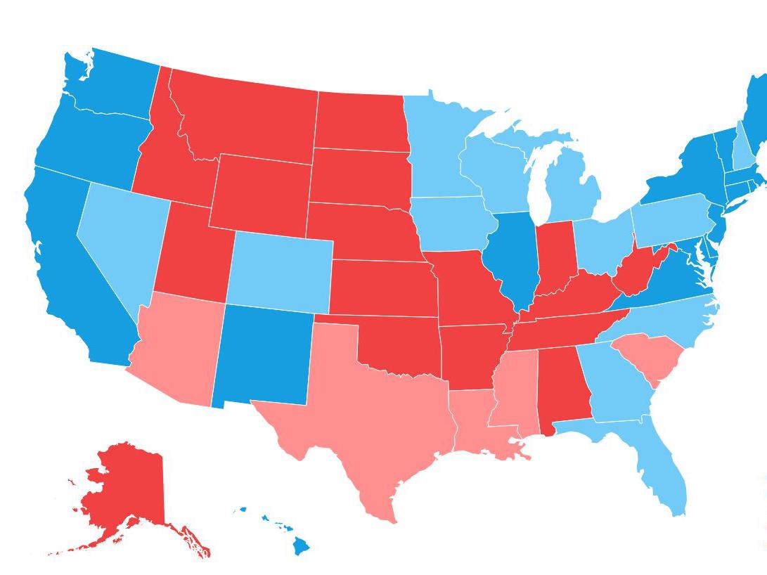 Donald Trump has now lost Florida, North Carolina and Georgia in the South