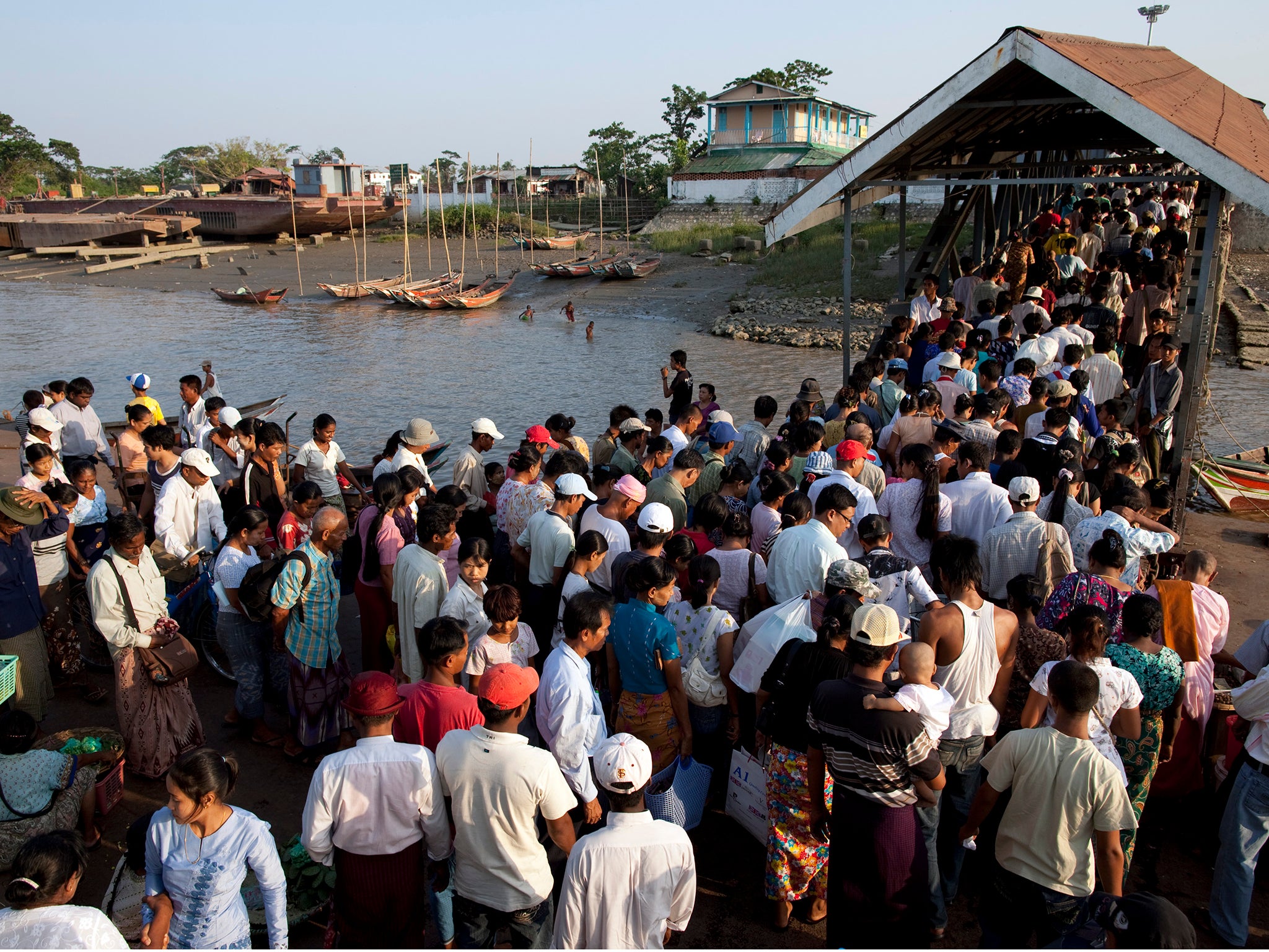 Many people in Myanmar rely on travelling on poorly-maintained ferries