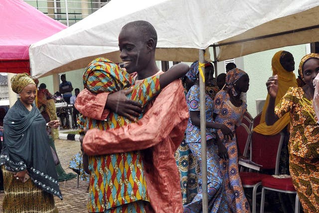 21 Chibok schoolgirls were recently reunited with their families