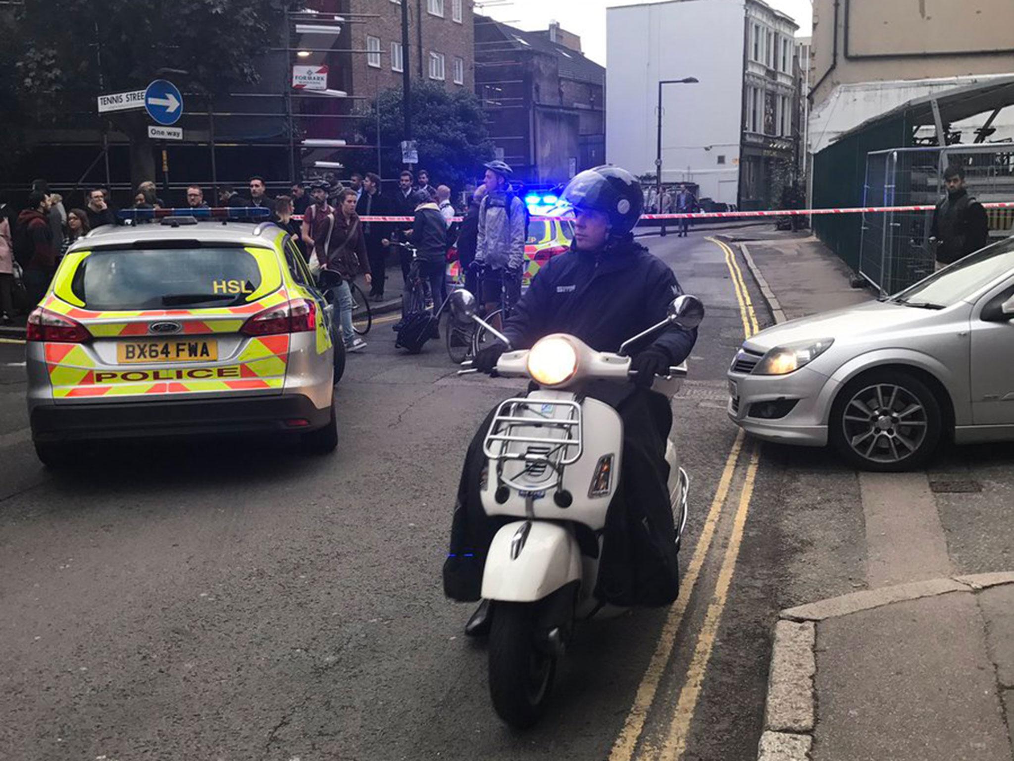 Borough High Street has been closed by police in both directions