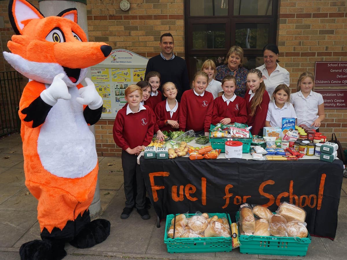 Hungry children fed by The Real Junk Food Project in UK food waste initiative