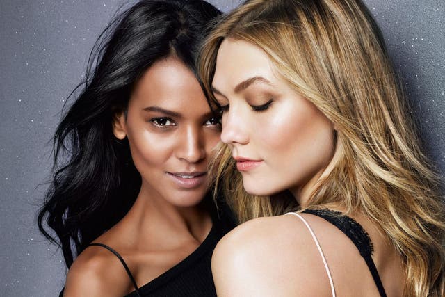 Karlie Kloss and Liya Kebede shot by L’Oreal Paris for True Match Highlights