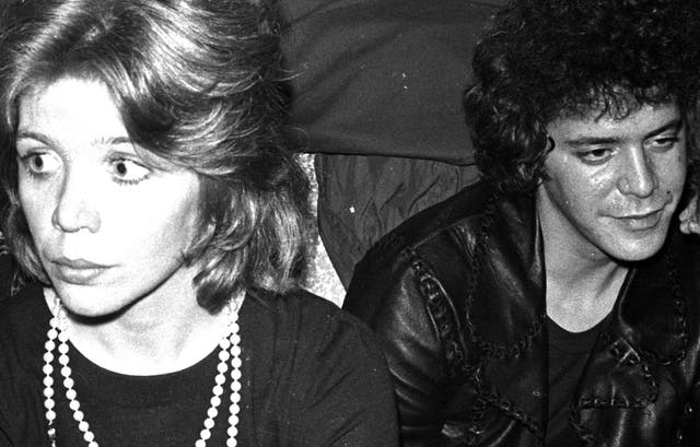 Lou Reed and his first wife Bettye Kronstad at the after-party following his concert at Lincoln Centre, New York, January 1973 