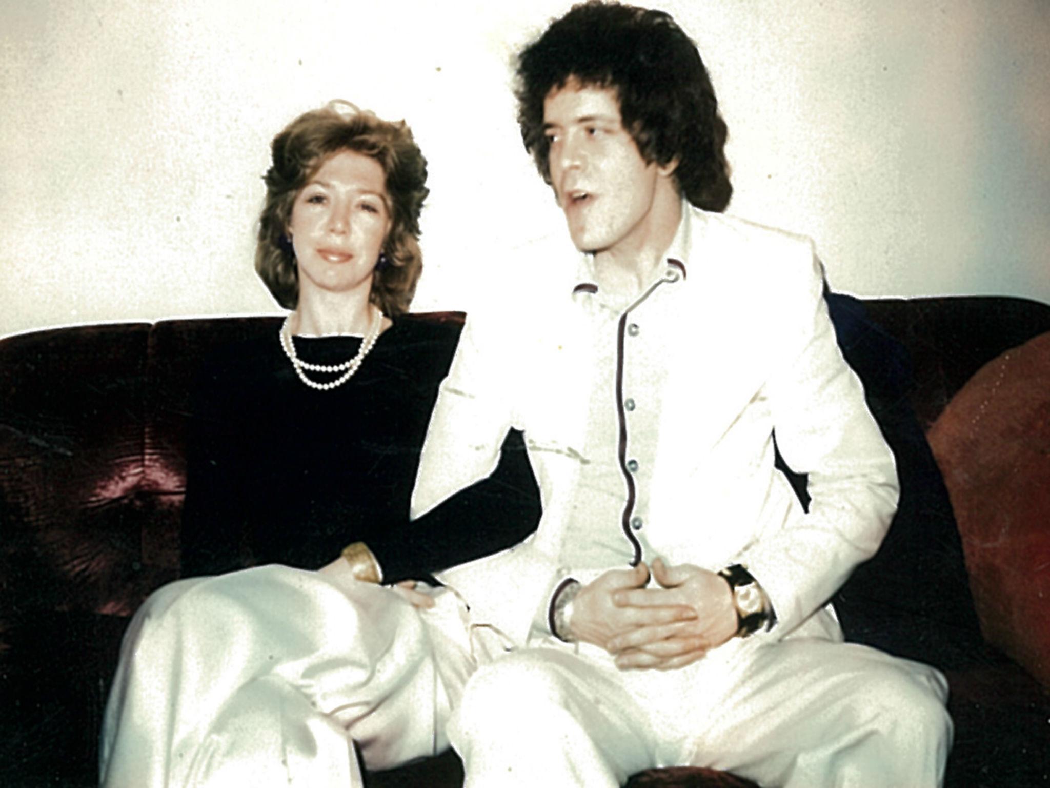 Tying the knot: Lou Reed and Bettye Kronstad on their wedding day in 1973