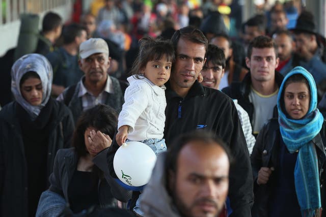Around 1.1m refugees arrived in Germany in 2015