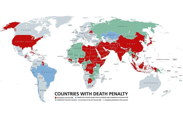Countries with death penalty