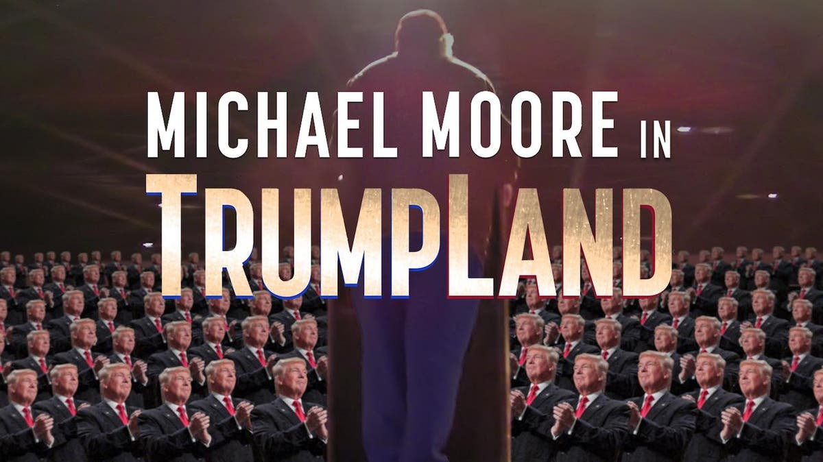 Michael Moore unveils secret new film Michael Moore in TrumpLand The