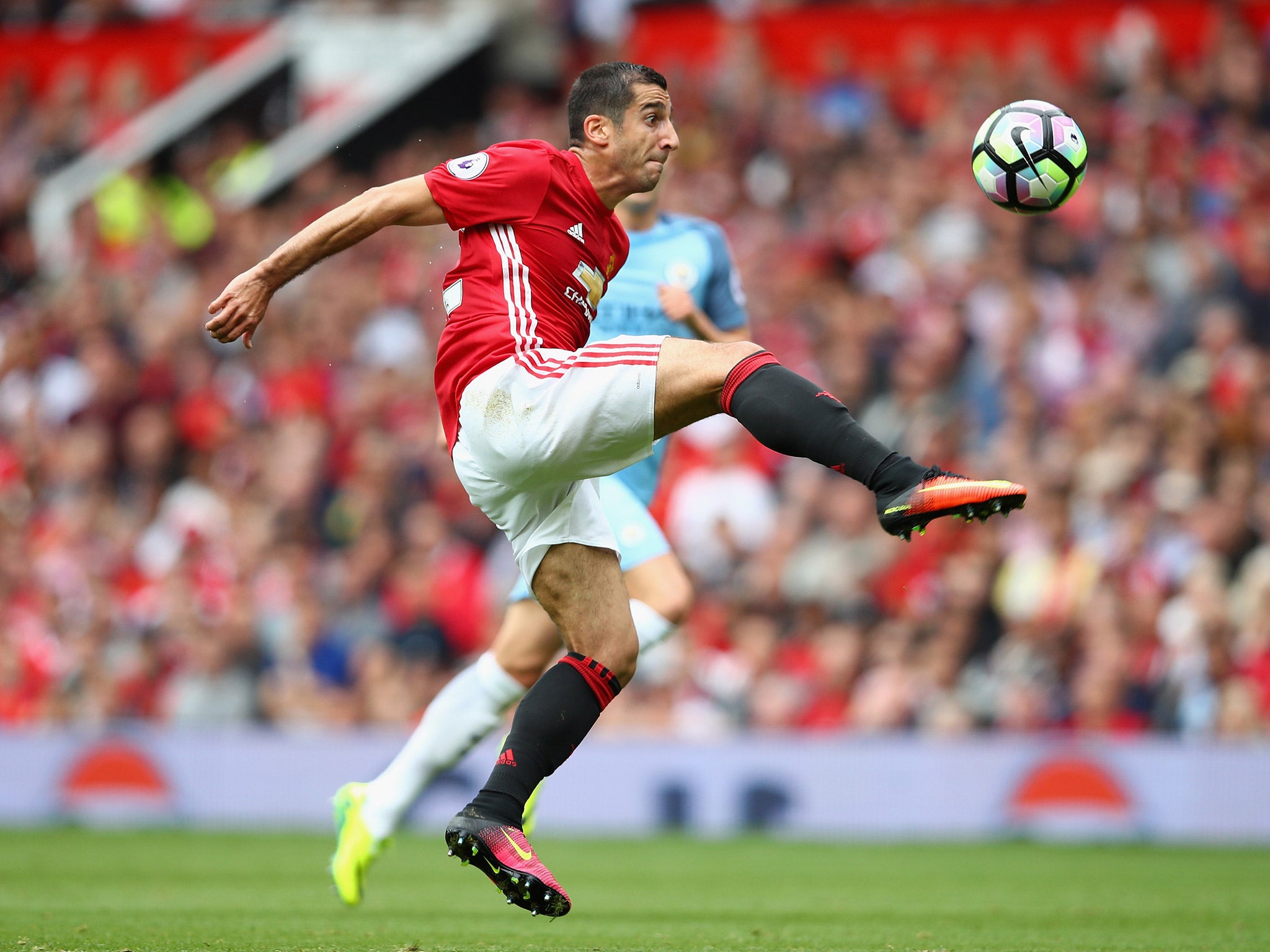 Henrikh Mkhitaryan has not played since the Manchester derby defeat