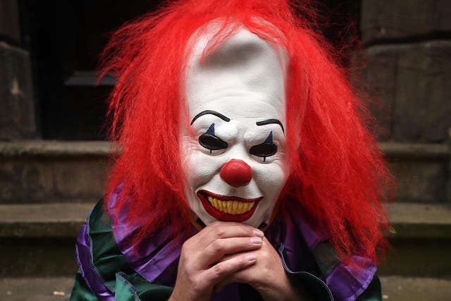 The clowns have been spotted in various cities across Denmark over the past week, as sightings increase