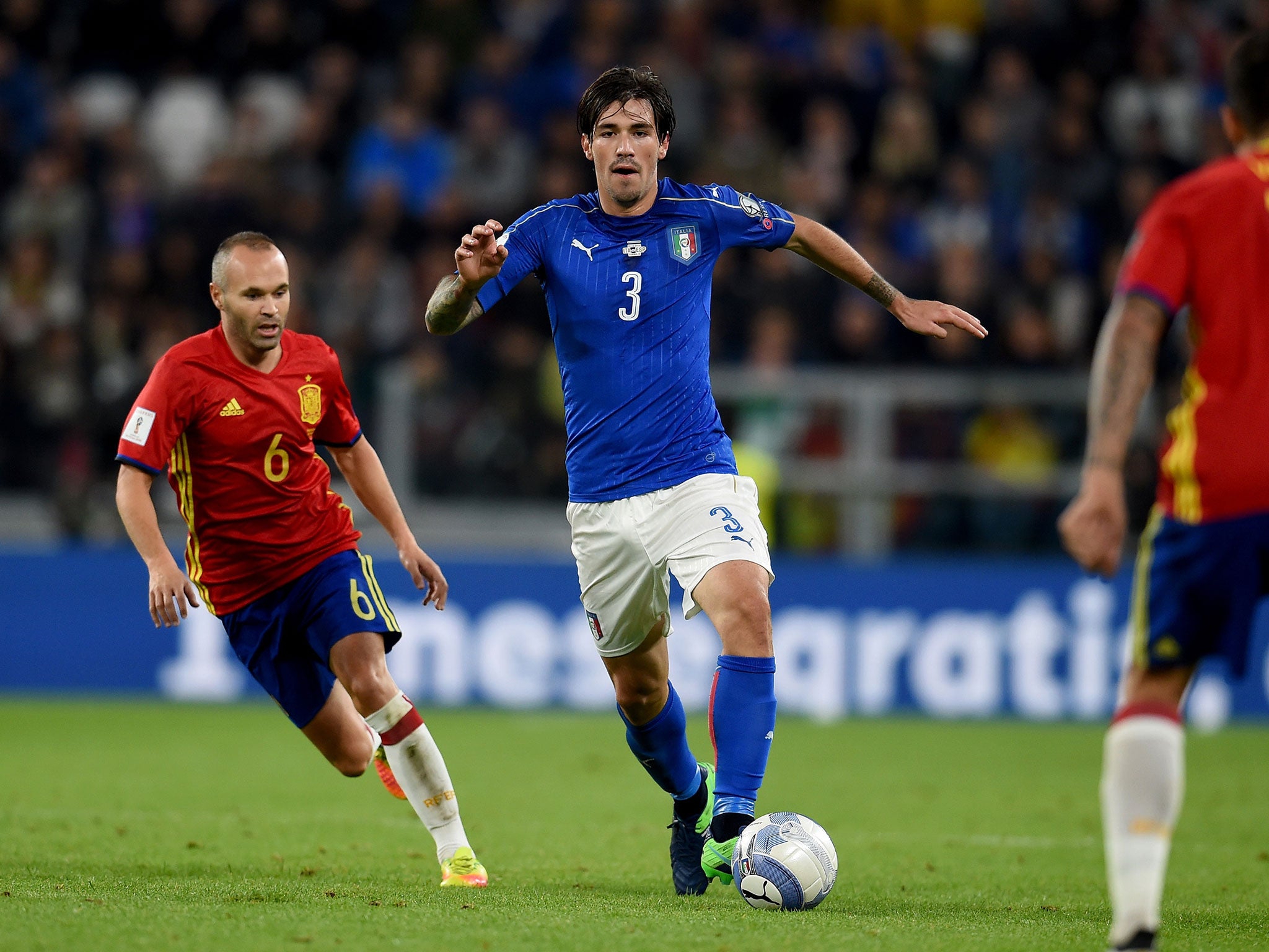 Alessio Romagnoli was called up for Italy last week to play against Spain