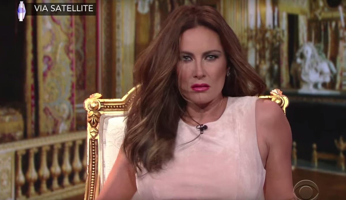 Melania Trump Interview Mocked By Stephen Colbert And Laura Benanti The Independent The 