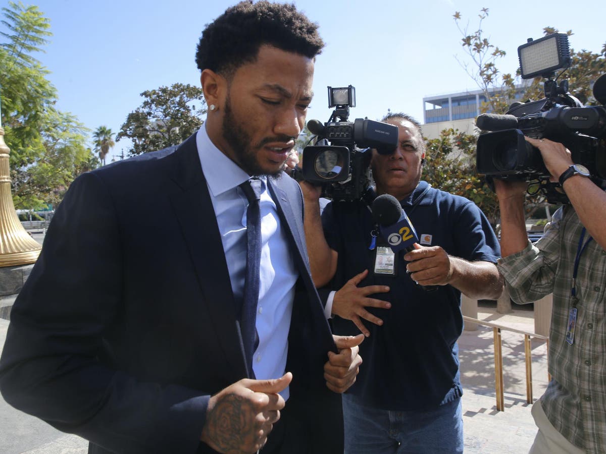 NBA player Derrick Rose and two friends found not guilty over gang rape |  The Independent | The Independent