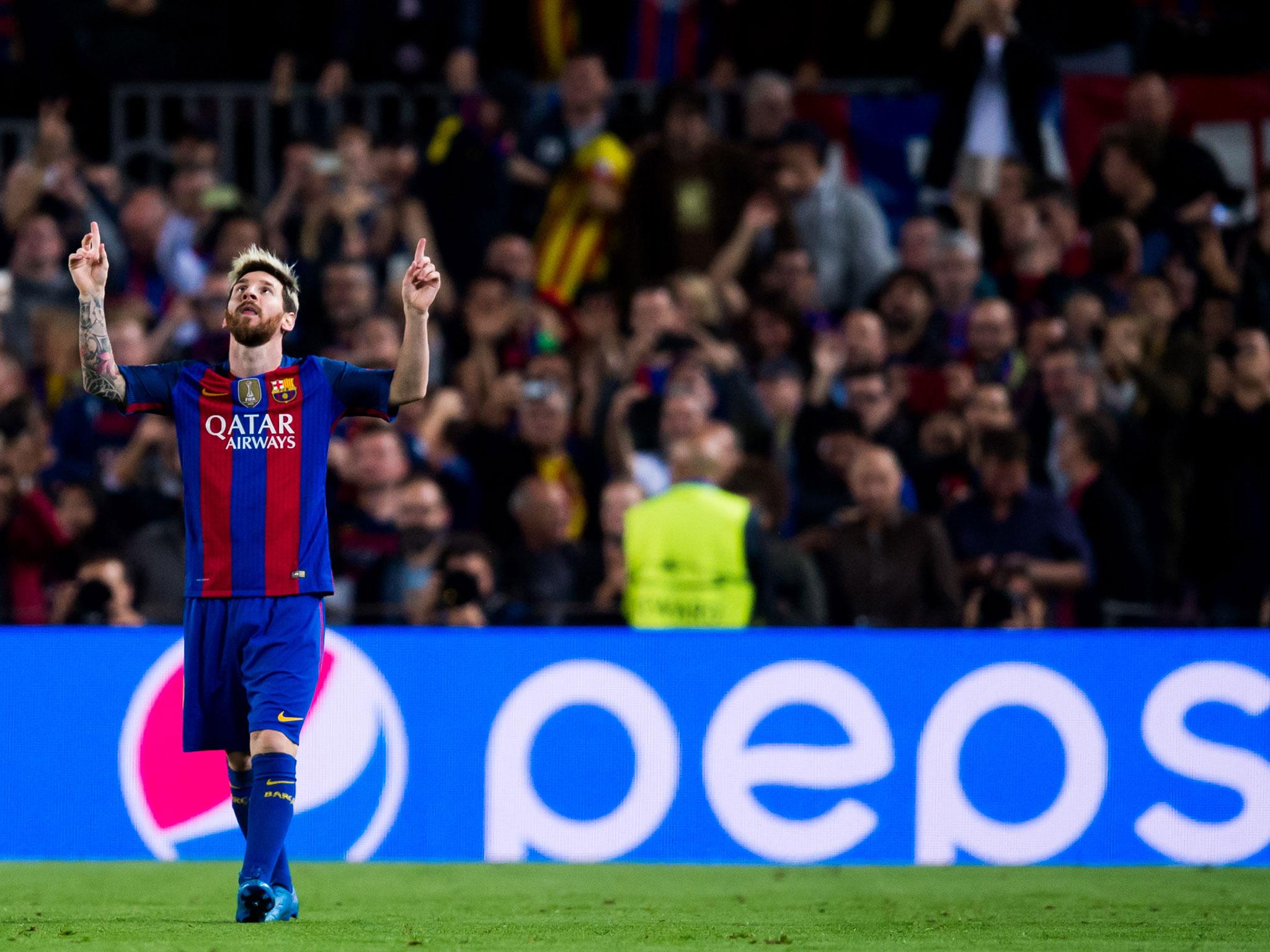 Messi bagged the 37th hat-trick of his career to seal the deal against City