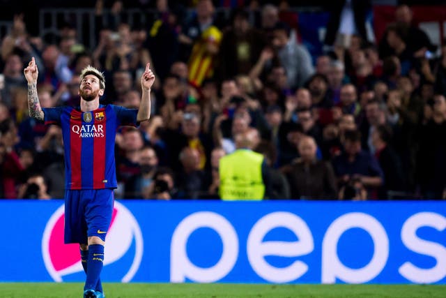 Messi bagged the 37th hat-trick of his career to seal the deal against City