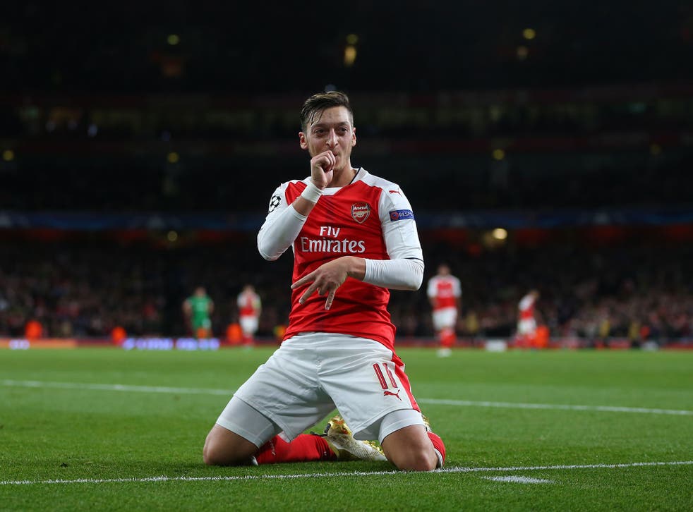 Ozil scored a second half hat-trick to help fire Arsenal to a 6-0 victory at the Emirates
