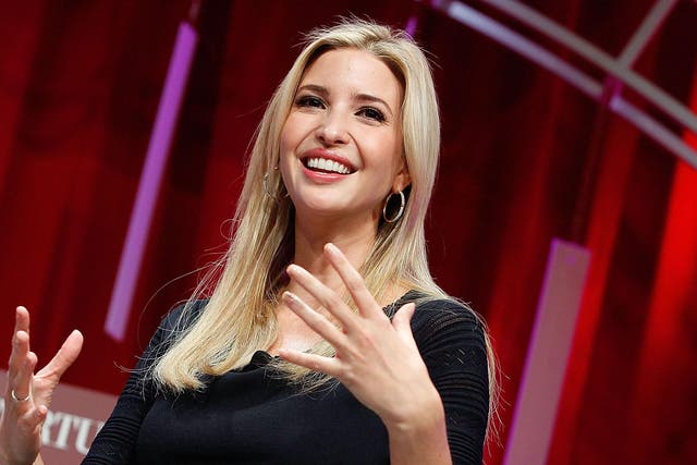 Ivanka Trump speaks onstage during Fortune's Most Powerful Women Summit on October 14, 2015 in Washington, DC.