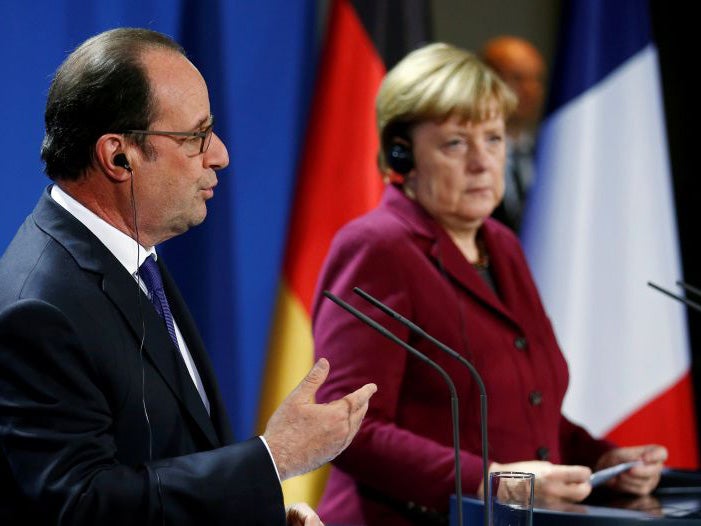 Francois Hollande and Angela Merkel made strong statements on the election of Donald Trump