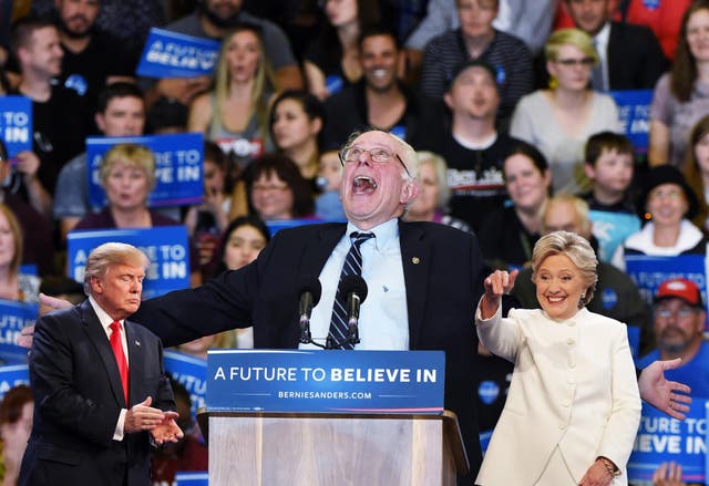 Bernie Sanders provided the best commentary on the debate | indy100