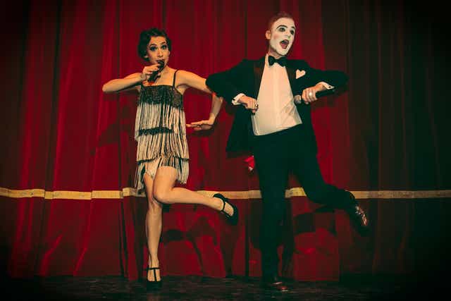 Cabaret performers at a Boheme Sauvage 1920s night